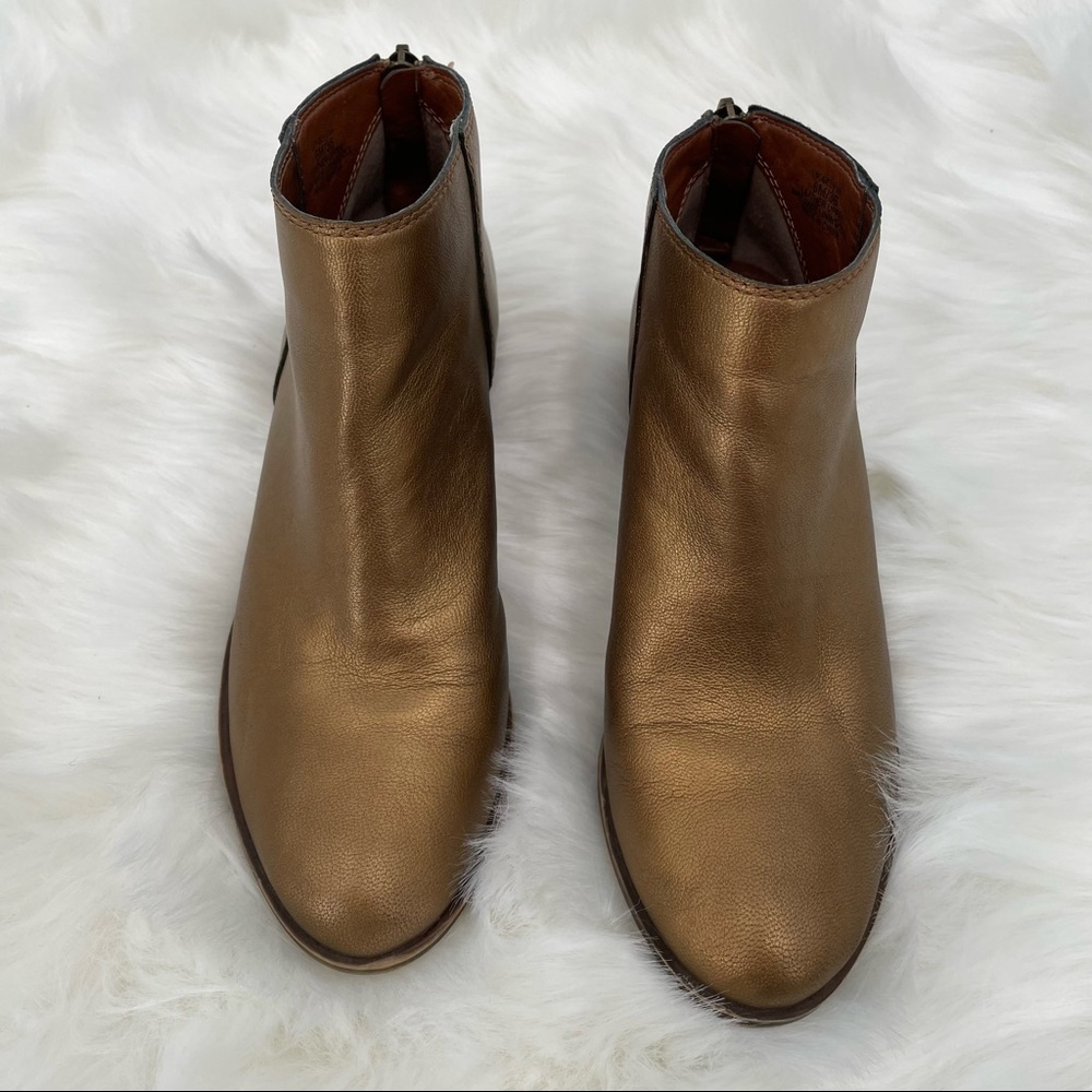 Lucky Brand Gold Belvva Ankle Boots - Picture 4 of 12